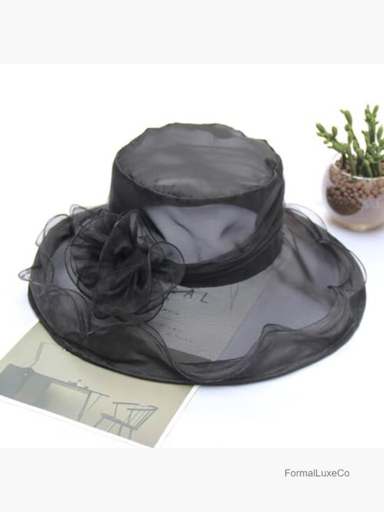 Elegant Organza Fascinator Hat Derby Tea Party Wedding Headpiece